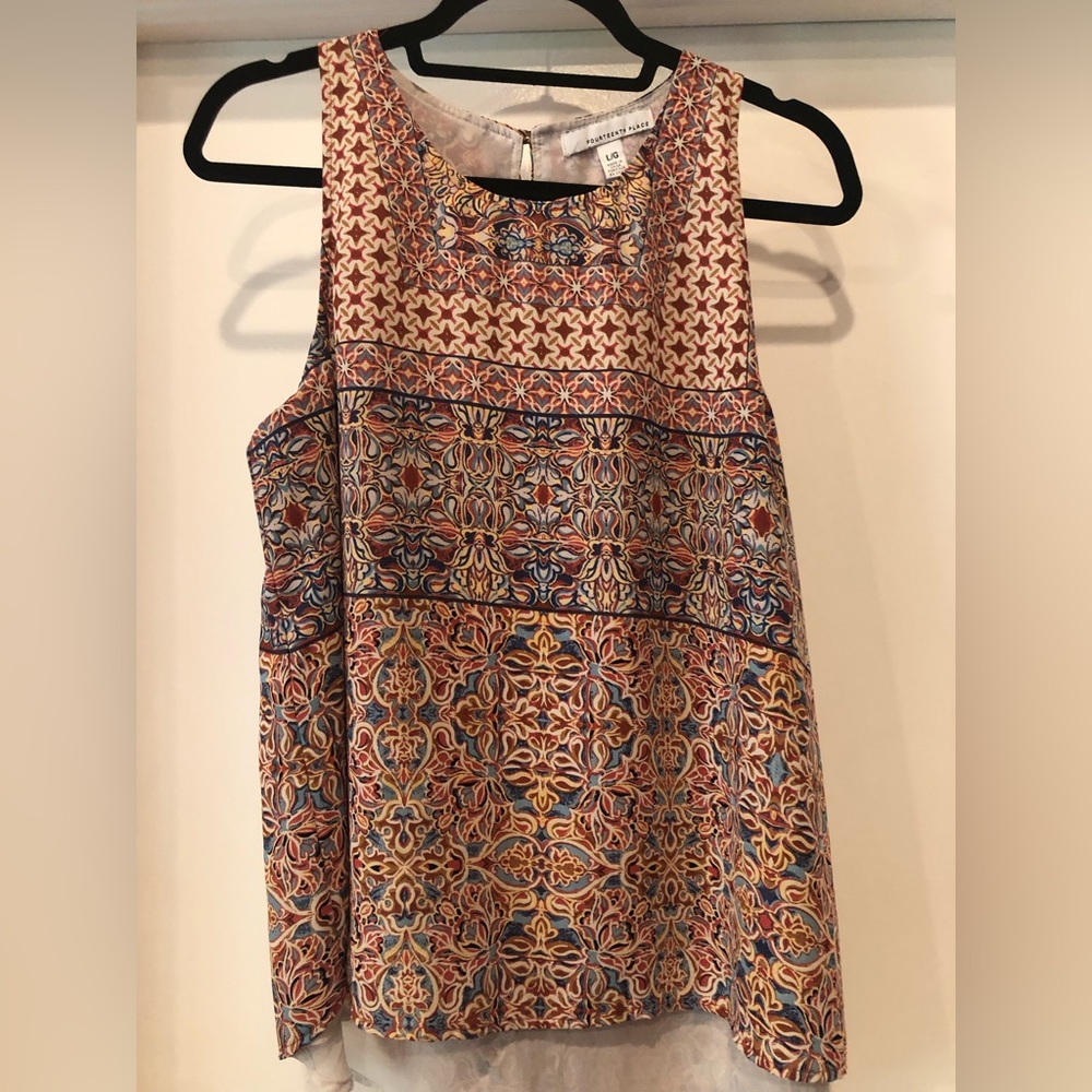Fourteenth Place Sleeveless Top